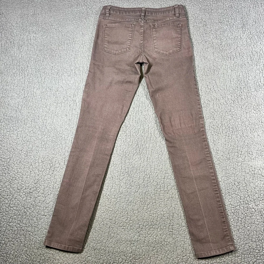 Prana Kara Jeans Womens 2/26 Brown Slim Tapered Leg Stretch Denim Pants 5759 - Picture 3 of 10